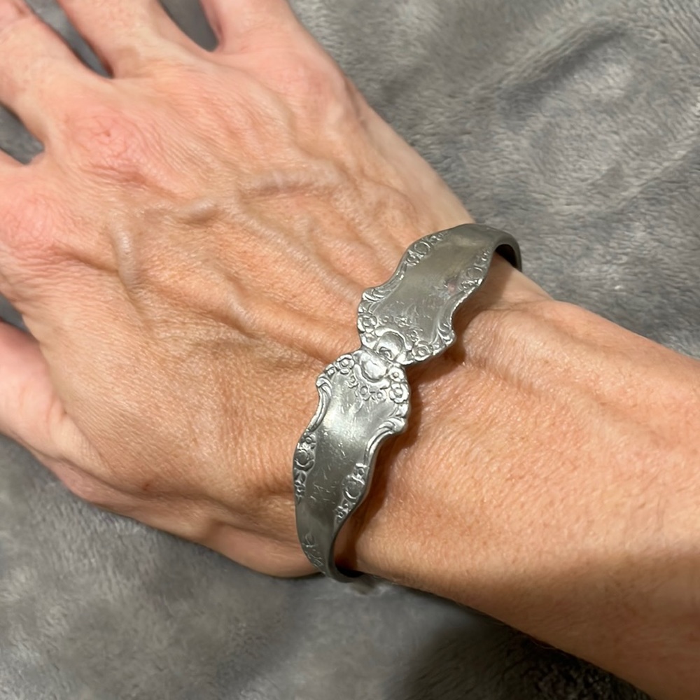 Silver Spoon Handle vintage bracelet